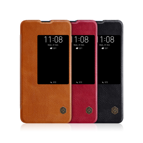 2018 Hot Sales Original Nillkin Qin Series Mobile Phone Accessories Leather Flip Cover Case for Huawei Mate 20 X 20X