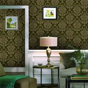 Victoria Damask Beludru Distributor Desain Baru Wallpaper