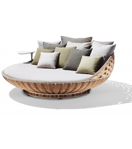 Nhà Máy Ngoài Trời <span class=keywords><strong>Daybed</strong></span> Vườn Mây Đồ Nội Thất Tùy Chỉnh Wicker Vòng Treo Daybeds Bãi Biển Bán Buôn - Product Image 6