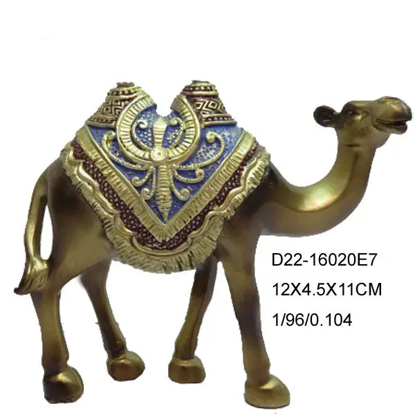 Statue de chameau en résine personnalisée, décoration créative