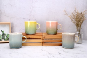 Tazas de porcelana con esmalte reactivo para el hogar, tazas de café de cerámica para jardín, regalos navideños, novedad de <span class=keywords><strong>2022</strong></span> - Product Image 5