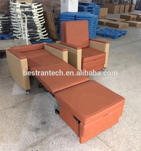 BT-CN017 Canapé Pliant patient médical salle convertible pliable d'<span class=keywords><strong>hôpital</strong></span> chaise d'accompagnement prix <span class=keywords><strong>lit</strong></span> - Product Image 5