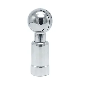 Internal BSP Threaded Rotary Cleaning Ball Tank Cleaning Nozzle Spray Ball SS316L Sanitary Stainless Steel Provided COMPASS 0.5