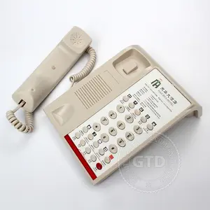 Combiné hôtel Dédié téléphone avec de La Musique en attente/Muet/recomposer/Mains libres/transférer/demande de service etc.