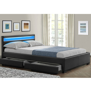 Base de Cama Doble King Size con 4 Cajones de Almacenamiento y Cabecera con LED - Product Image 1