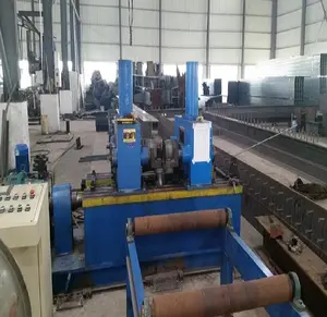 H beam straightening machine, Used in metal structure H beam production line straightening machine