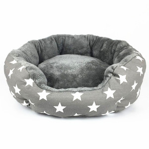 Hot Saling Umwelt Leinwand abnehmbares rundes Hunde bett für Haustier - Product Image 1