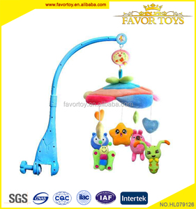 Dulce niños <span class=keywords><strong>musical</strong></span> edcational bebé colgando juguetes suave felpa <span class=keywords><strong>cuna</strong></span> móvil - Product Image 1