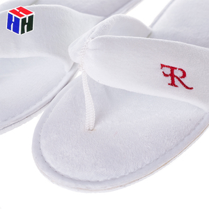 Bán buôn biểu tượng tùy chỉnh EVA dùng một lần đi du lịch Spa khách sạn dép nhẹ <span class=keywords><strong>Flip</strong></span> <span class=keywords><strong>Flop</strong></span> Trắng khách sạn dép - Product Image 5