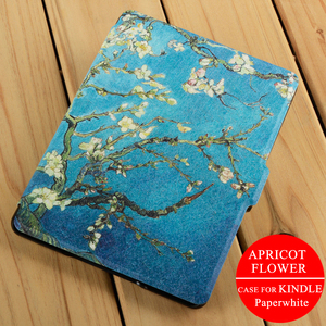 Funda para <span class=keywords><strong>Kindle</strong></span> Paperwhite con diseño de Van Gogh, cubierta de cuero delgada iluminada para <span class=keywords><strong>Kindle</strong></span> Paperwhite - Product Image 2