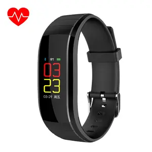 Waterproof UPX Color Screen Smart Bracelet Sport Smart Wristband With Heart Rate Blood Pressure Monitor Smart Watch