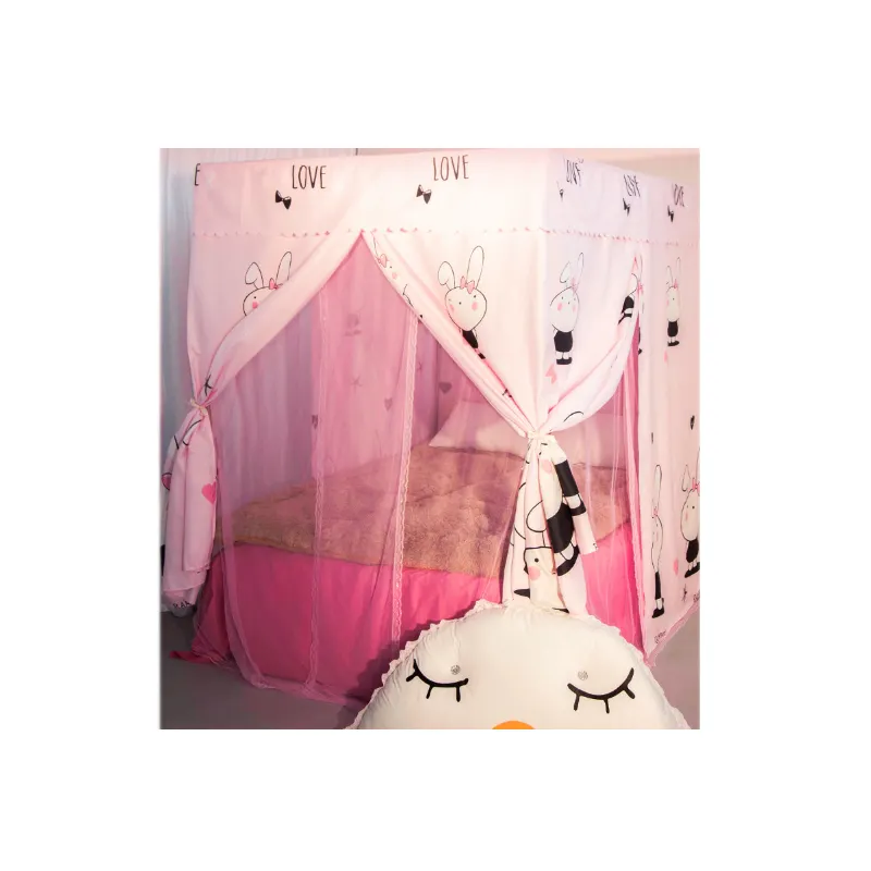 China Factory Wholesale Cheap Bindi Cpo001 Bed Set Curtain