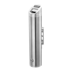 wall mounted Stainless steel outdoor ashtray cigarette receptacle