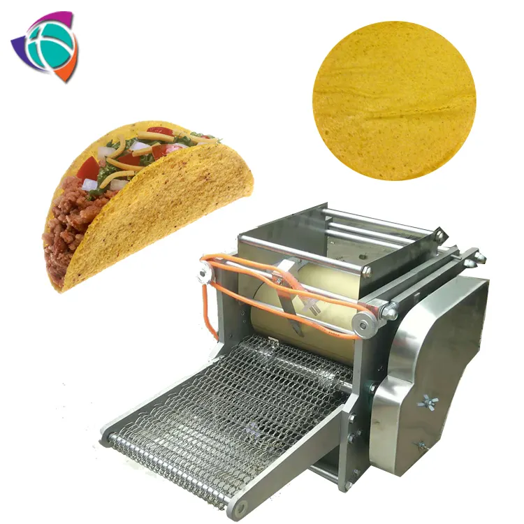 Nachos che fa macchina/macchina di farina di mais tortilla maker/macchina per taco shell di mais