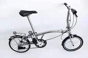 Mini cadre de vélo pliant en titane de 16 pouces, prix incroyable - Product Image 5