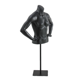 Di alta qualità In Fibra di Vetro torso a buon mercato metà superiore del corpo femminile mannequin testa busto - Product Image 6