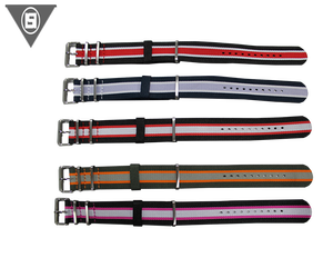 China productos más vendidos de moda estilo personalizado poliéster NATO reloj <span class=keywords><strong>Correa</strong></span> con multi color - Product Image 1