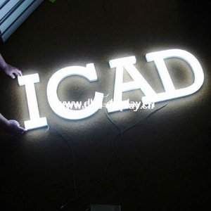 Colorido acrílico 3D cartas al aire libre iluminado signos de la iluminación LED planteado cartas de plástico - Product Image 6