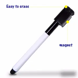 حار بالجملة الملونة قابل للمسح الأبيض مجلس مخصص أقلام كتابة جافة على السبورة البيضاء لوح أبيض مغناطيسي قلم تحديد