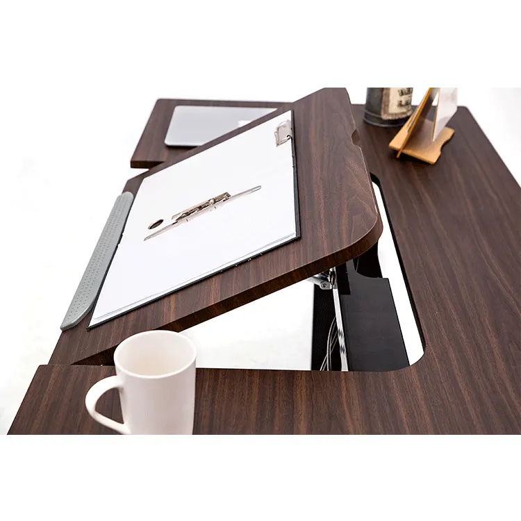 Weelin mesa pneumática traz uma altura minimalista leve e confortável, para escritório suporte para mesa ajustável