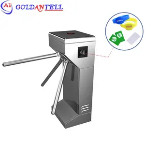 Tích hợp an ninh 12V RFID/NFC đọc turnstile cổng với an ninh trực tuyến thanh toán xung Tripod turnstiles - Product Image 1