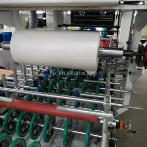 PVC foil for profile wrapping machine for PVC profile production line