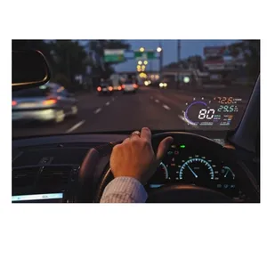 Safe Driving Gadget Windshield Reflector Digital Meter Car Head Up Display A8 OBD2 HUD