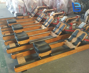Commercial Fitness Equipment/Gym Equipment Ash LB-E19 Series S4 Monitor Indoor Cardio Wooden Frame Water <strong>Rowing</strong> <strong>Machine</strong> - Product Image 6