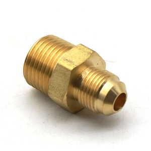 K509 पुरुष धागा <span class=keywords><strong>reducer</strong></span> युग्मन C37700 पीतल भड़क के लिए फिटिंग प्रशीतन - Product Image 2