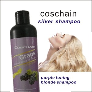 Shampoo argenté nourrissant sans jaune ni violet, shampooing tonifiant pour cheveux blonds, revitalisant platine - Product Image 3