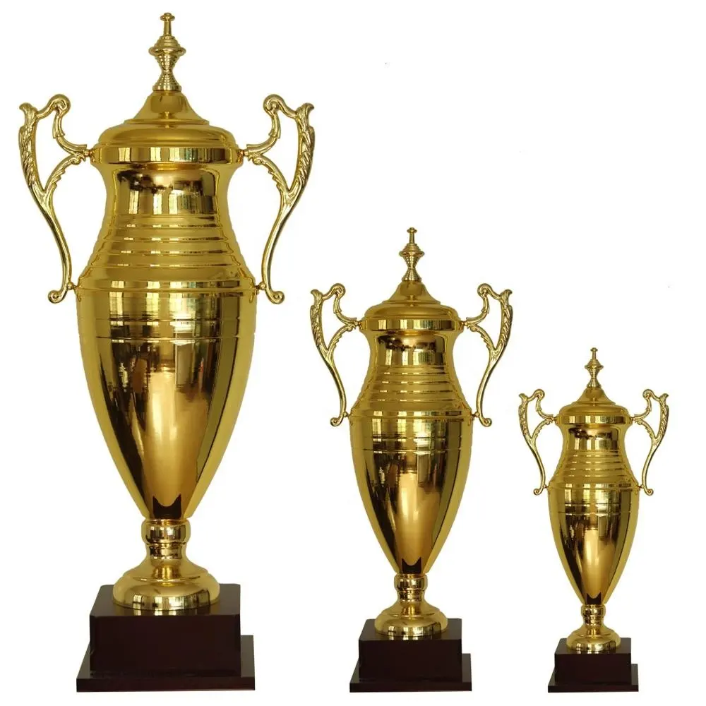 Grote Grote Gouden Trofee Cup Voor Sport Toernooien Concurrentie