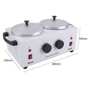 Doble olla calentador de cera de pelo eléctrica herramienta de máquina de cera <span class=keywords><strong>manos</strong></span> <span class=keywords><strong>pies</strong></span> de cera de parafina de la terapia depilación belleza herramienta - Product Image 4