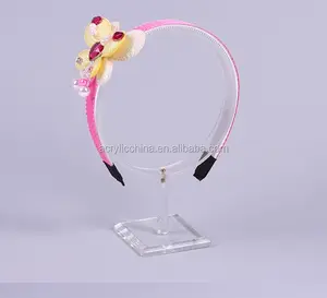 Clear Acrylic Headband Holder Display