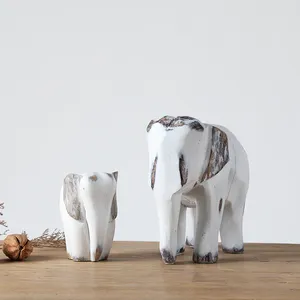 Patung Gajah Hewan Resin Yang Indah untuk Dekorasi Rumah
