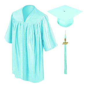 Togas y Birretes de Graduación para Jardín de Niños al por Mayor, Toga de Graduación Verde para Niños - Product Image 5