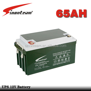 12V 65Ah AGM <span class=keywords><strong>UPS</strong></span> 납산 배터리 충전식 밀봉 유지 보수 무료 밸브 규제 깊은 사이클 제조업체 - Product Image 2