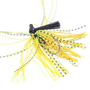 Leurre de <span class=keywords><strong>pêche</strong></span> en caoutchouc 10g, spinnerbait avec jupe, jig de <span class=keywords><strong>pêche</strong></span> en caoutchouc - Product Image 4