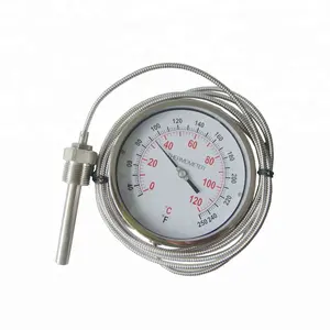 High quality stainless steel capillary remote reading thermometer