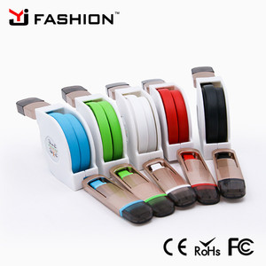 Chaude 100 cm de Haute Qualité 2 en 1 Câble de Données de Charge pour <span class=keywords><strong>iPhone</strong></span> 5 6 7/Android, Sumsung Rétractable <span class=keywords><strong>Micro</strong></span> <span class=keywords><strong>USB</strong></span> câble - Product Image 1
