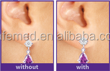 Rifornimento della fabbrica Trasparente Auto-adesivo Orecchino Stabilizzatori per Lobi Delle Orecchie - Product Image 3