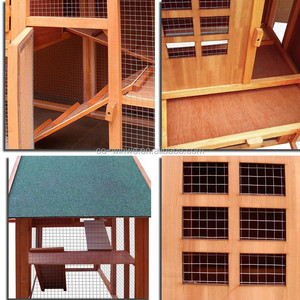 En bois de poulet maison pet Cage <span class=keywords><strong>Lapin</strong></span> Couche coop - Product Image 2