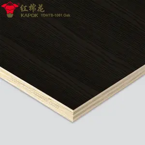 Kapok Panel 18mmX1220X2440mm synchronized embossment melamine mdf board in china