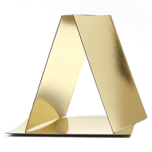 Tấm Bìa Cứng Nhiều Lớp Màu Xám Lá Vàng Sáng Bóng Cho Đế Bánh - Product Image 2