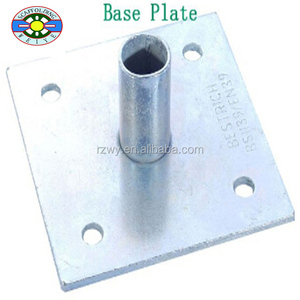 Galvanized <strong>Scaffolding</strong> Tube <strong>Base</strong> <strong>Plate</strong> - Product Image 1