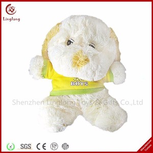 Niño de dibujos animados <span class=keywords><strong>Chihuahua</strong></span> cachorro juguete marrón orejas grandes perrito muñeca peluche sentado perro juguete - Product Image 3