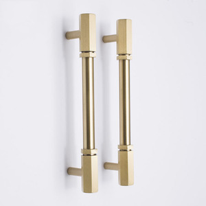 Pomos y extractor minimalistas nórdicos de latón personalizados para muebles, puerta de armario, tirador de armario - Product Image 2