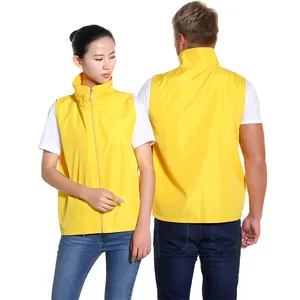 Chất Lượng Cao Đầy Màu Sắc Tùy Chỉnh Quảng Cáo Áo Ghi Lê Khuyến Mại Tình Nguyện Viên Vest Áo Ghi Lê