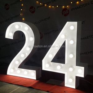 Lettres décoratives pour chapiteau, fournitures pour fête d'anniversaire - Product Image 2
