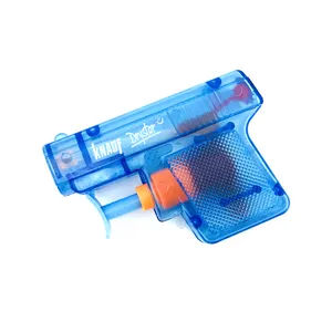 Дешевый пластиковый прозрачный водяной мини-пистолет с логотипом на заказ