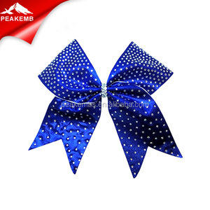 Tira <span class=keywords><strong>para</strong></span> Cheer Bows Rhinestone Iron on Diamante Transfer - Product Image 1